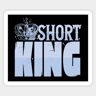 Short King // Funny Short Guy Crown Sticker